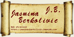 Jasmina Berkolivić vizit kartica